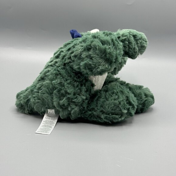 Carters Just One You Green Blue Triceratops Dinosaur Plush Baby Toy 68340 NEW - Picture 5 of 6